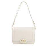 Bolsa Tiracolo de Couro Maiorca - Off White