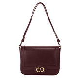 Bolsa Tiracolo de Couro Maiorca - Borgonha