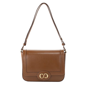 Bolsa Tiracolo de Couro Maiorca - Nocciola