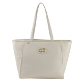 Bolsa Shopping Bag de couro Maiorca - Off White