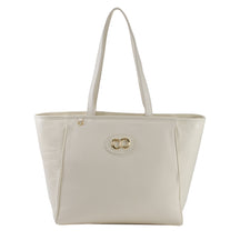 Bolsa Shopping Bag de couro Maiorca - Off White