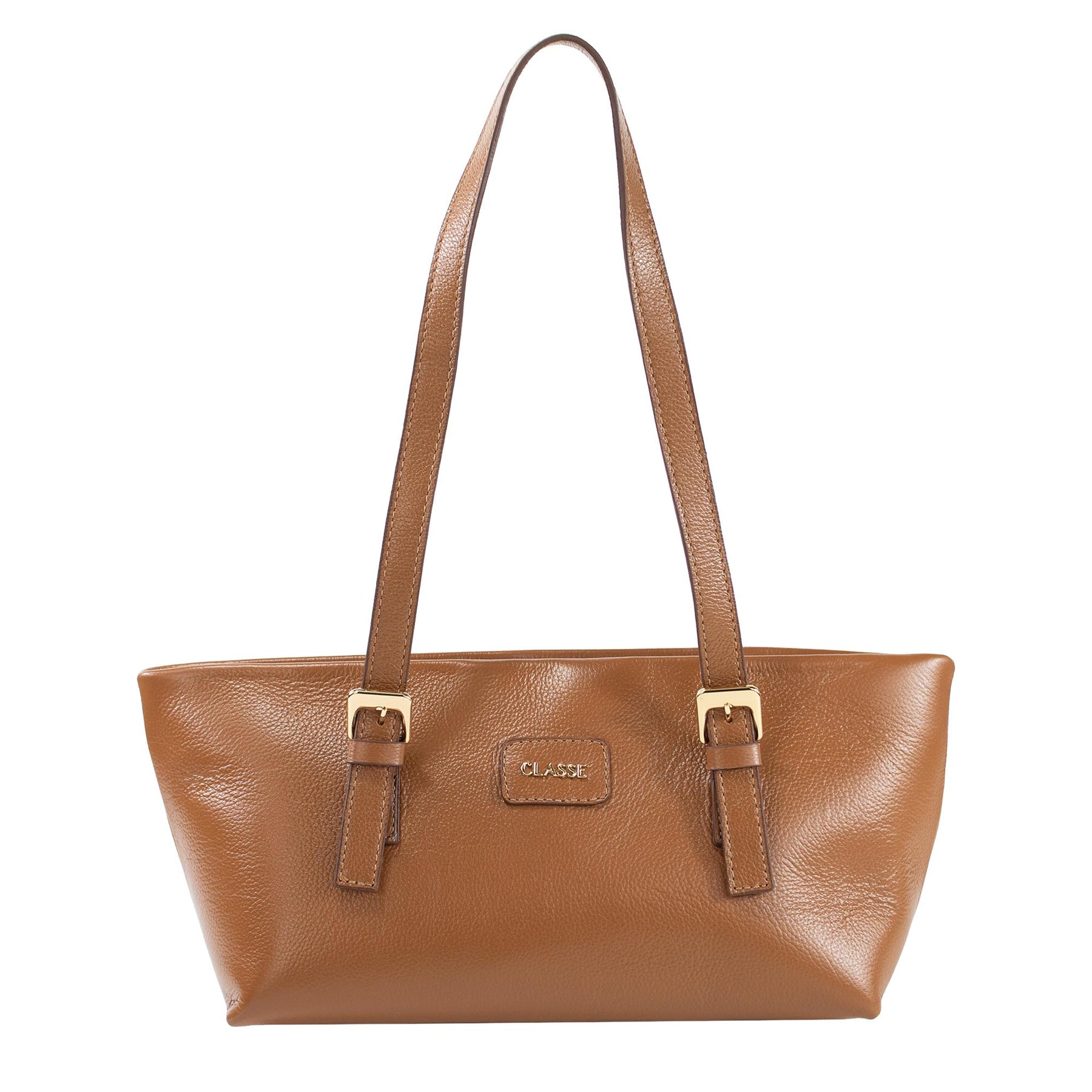 Bolsa de ombro de Couro Becca - Nocciola