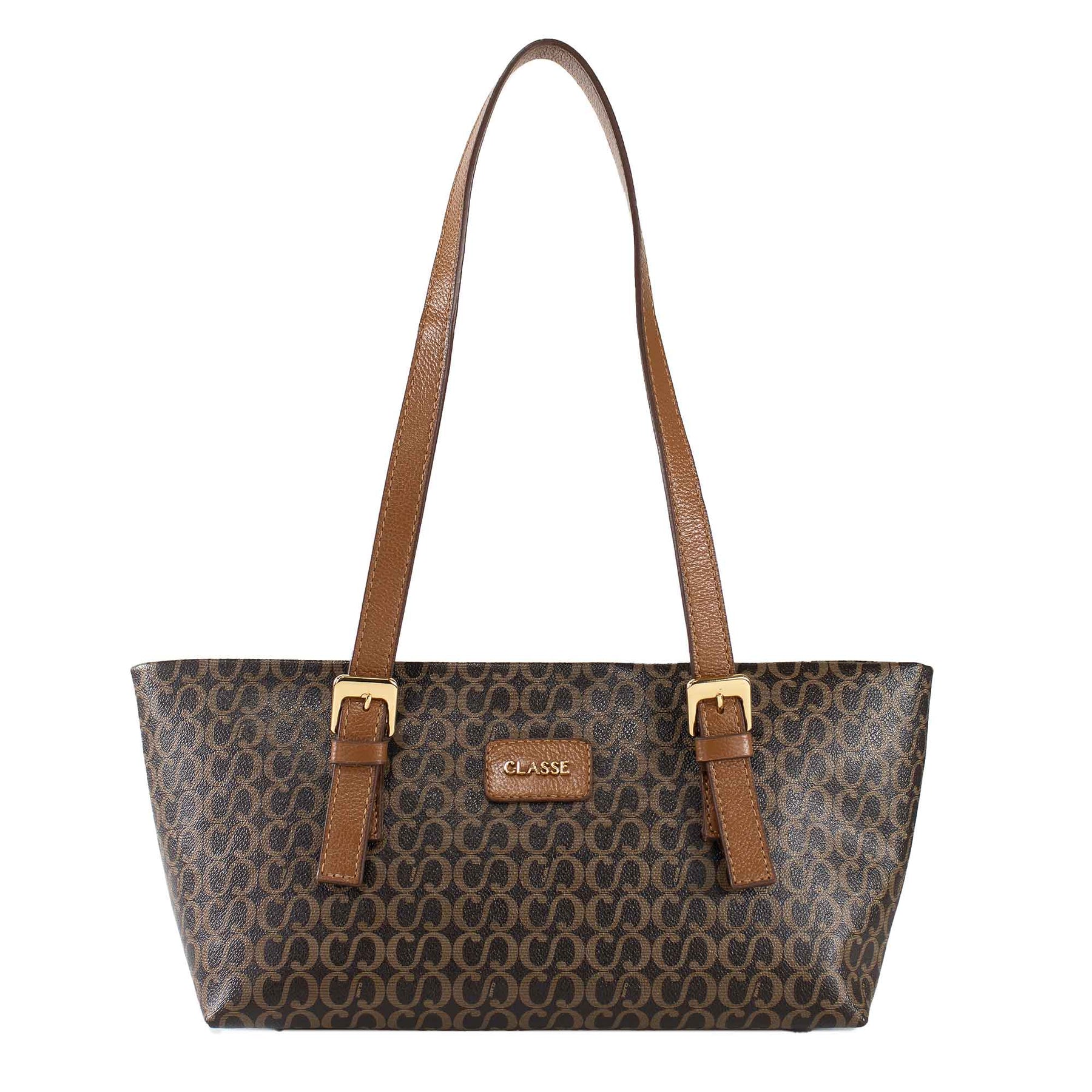 Bolsa de Ombro Canvas Becca - Marrom/Nocciola