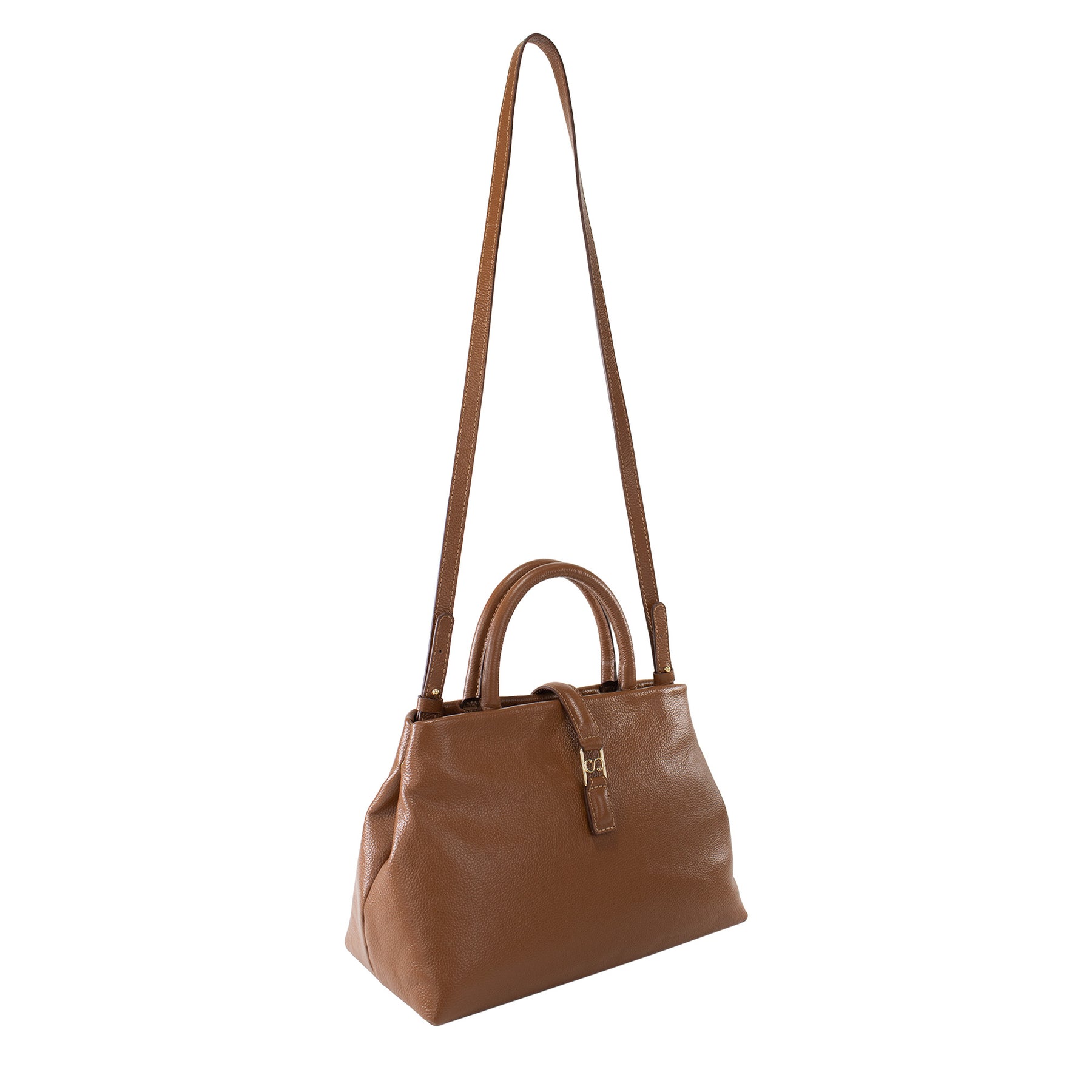 Bolsa Tote de Couro Liéri - Nocciola