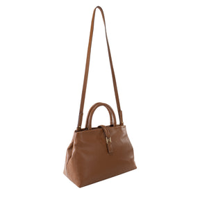 Bolsa Tote de Couro Liéri - Nocciola