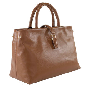Bolsa Tote de Couro Liéri - Nocciola