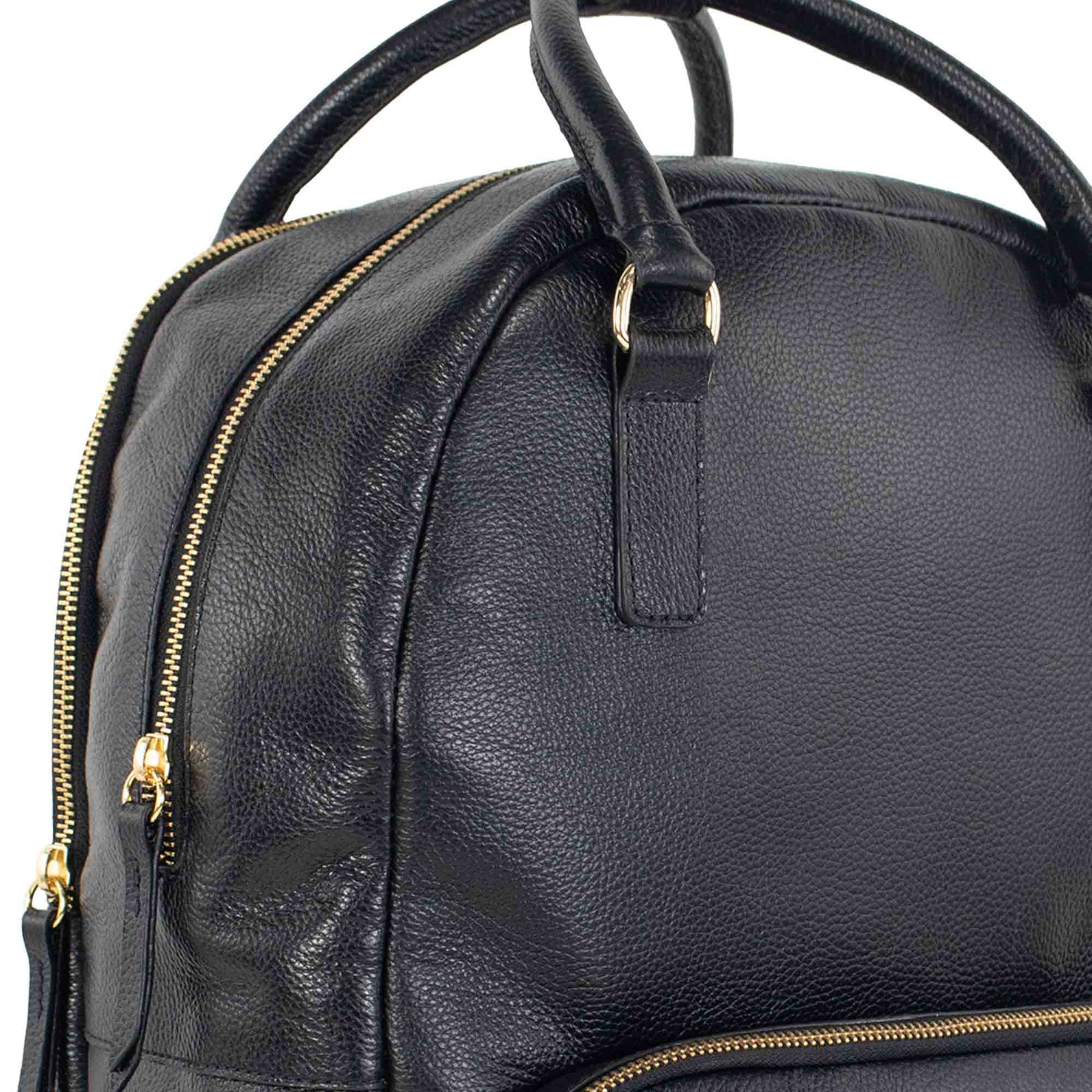 Mochila Grande Feminina de Couro - Malu com Porta Notebook