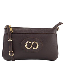 Bolsa Crossbody de Couro Mini Maiorca - Chocolate