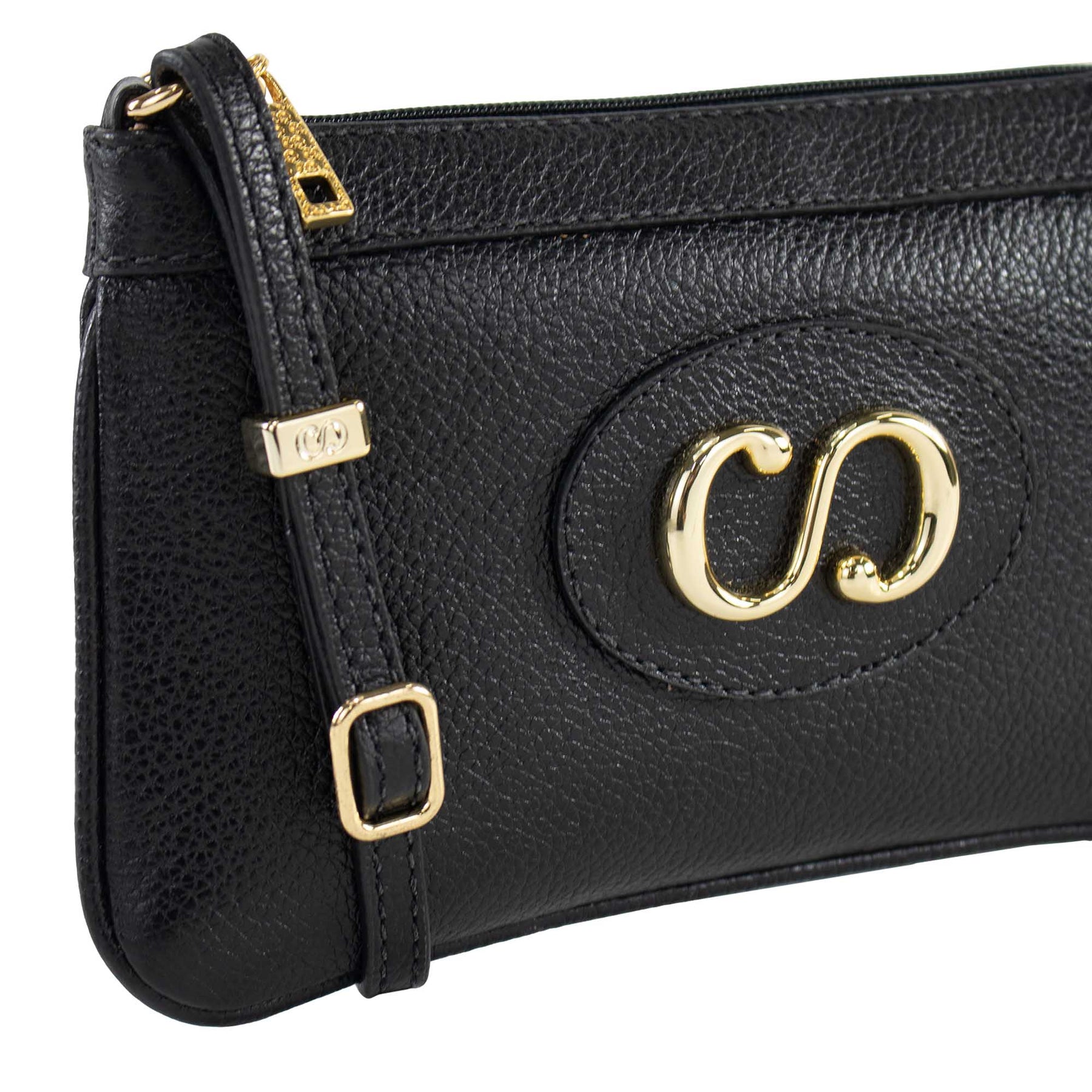 Bolsa Crossbody de Couro Mini Maiorca - Preto