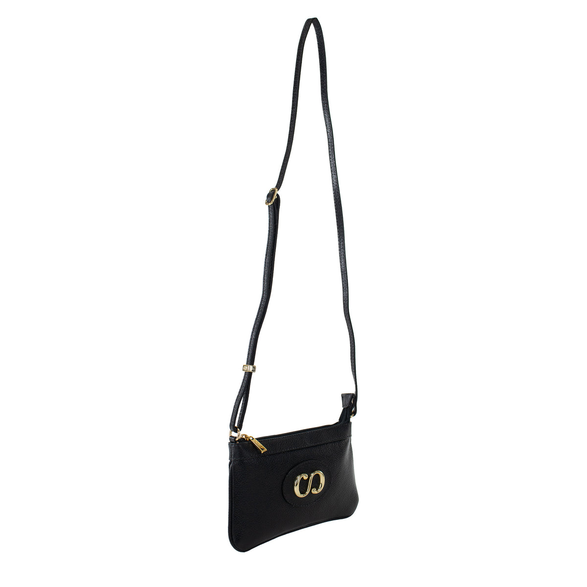 Bolsa Crossbody de Couro Mini Maiorca - Preto