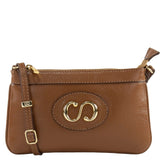 Bolsa Crossbody de Couro Mini Maiorca - Nocciola