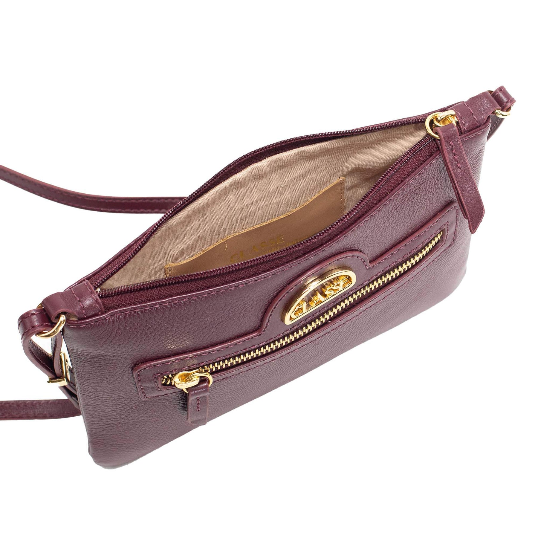 Bolsa Crossbody de Couro - Mini Brune