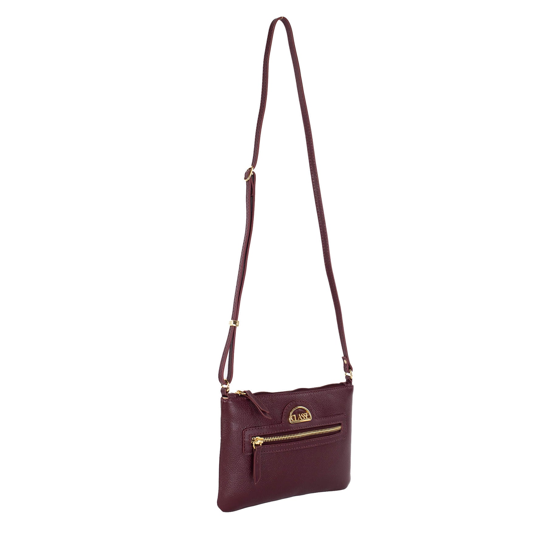 Bolsa Crossbody de Couro - Mini Brune