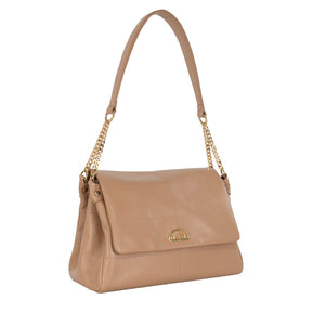 Bolsa Tiracolo de Couro - Bruné