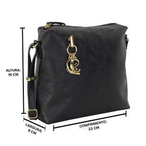 Bolsa Crossbody de Couro Diva
