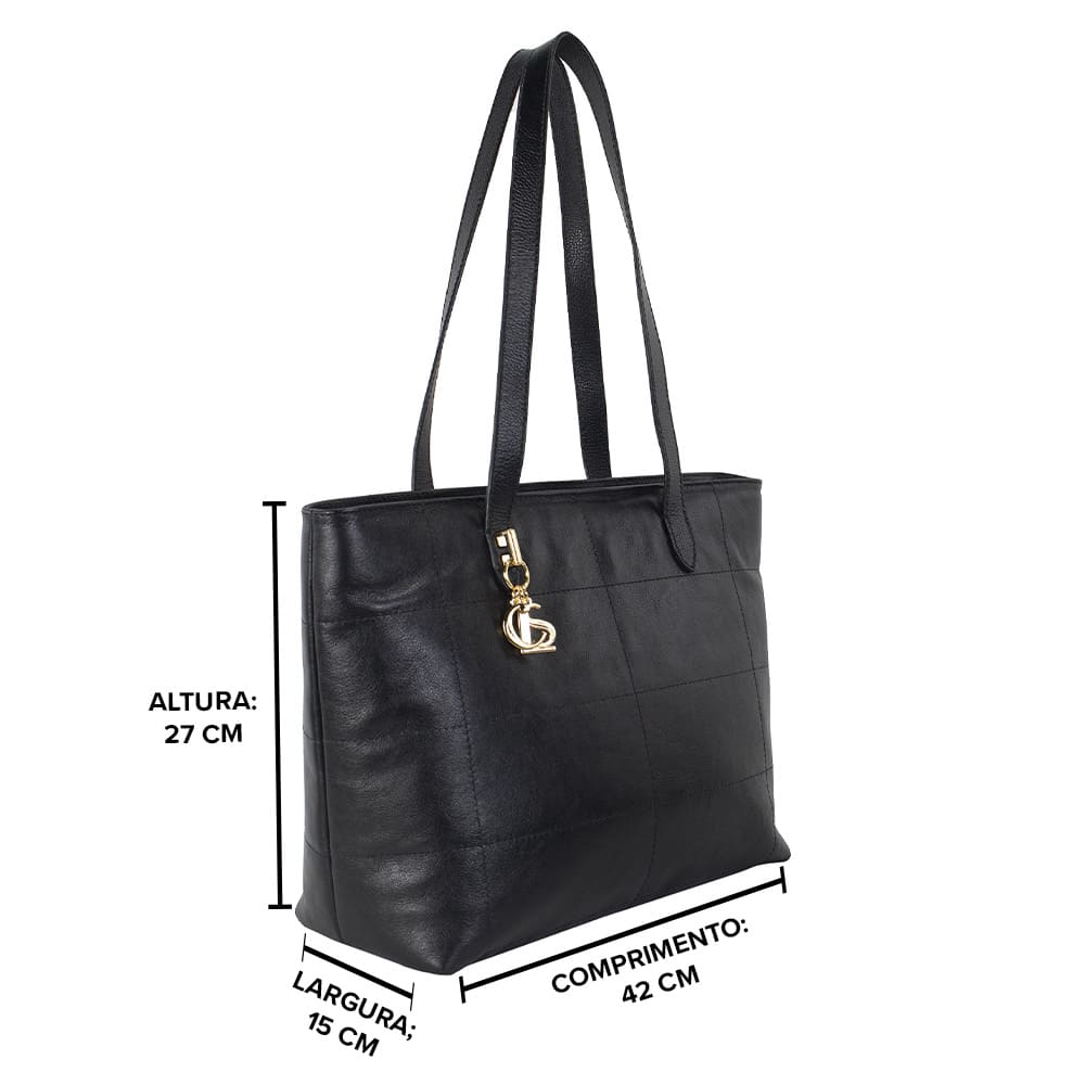 Bolsa Shopping Bag de Couro Sorelle