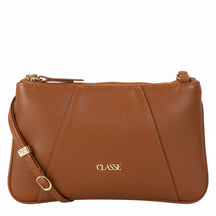Bolsa Crossbody de Couro Liso - Milli