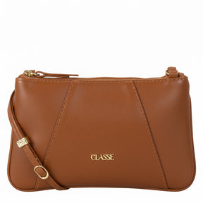 Bolsa Crossbody de Couro Liso - Milli