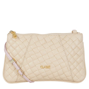 Bolsa Crossbody de Couro Tramado - Milli