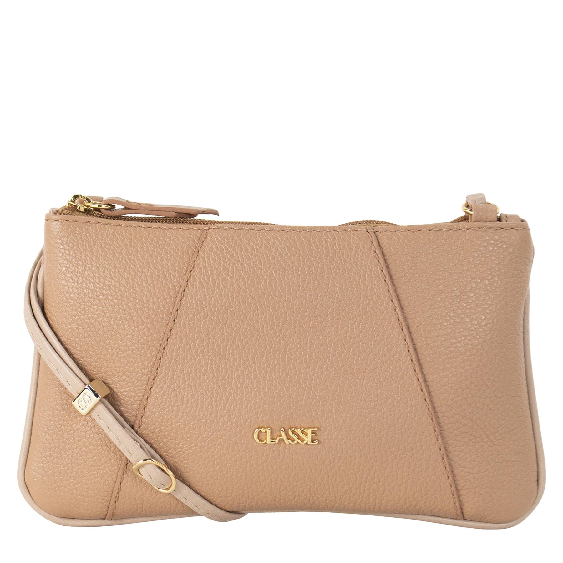 Bolsa Crossbody de Couro Liso - Milli