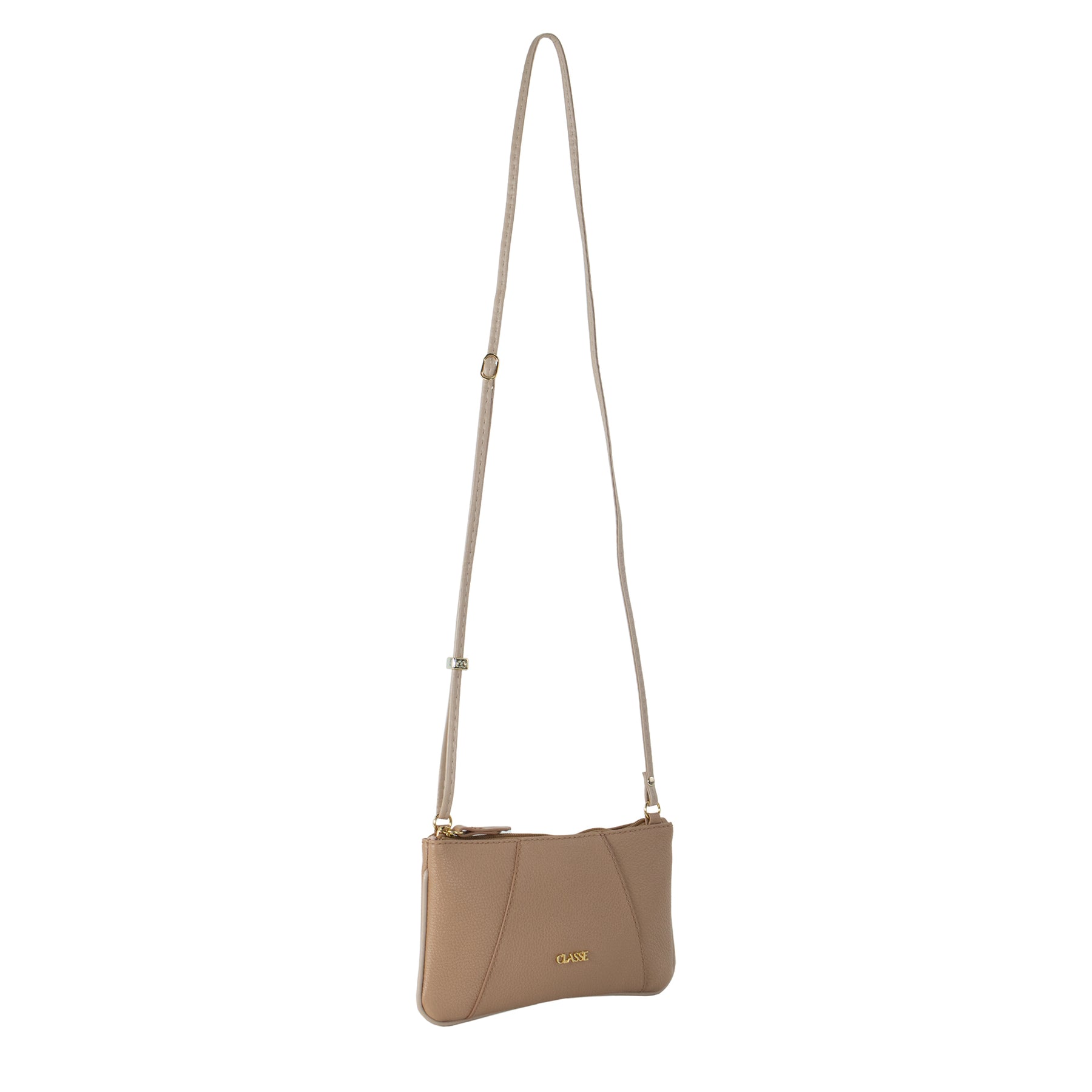 Bolsa Crossbody de Couro Liso - Milli