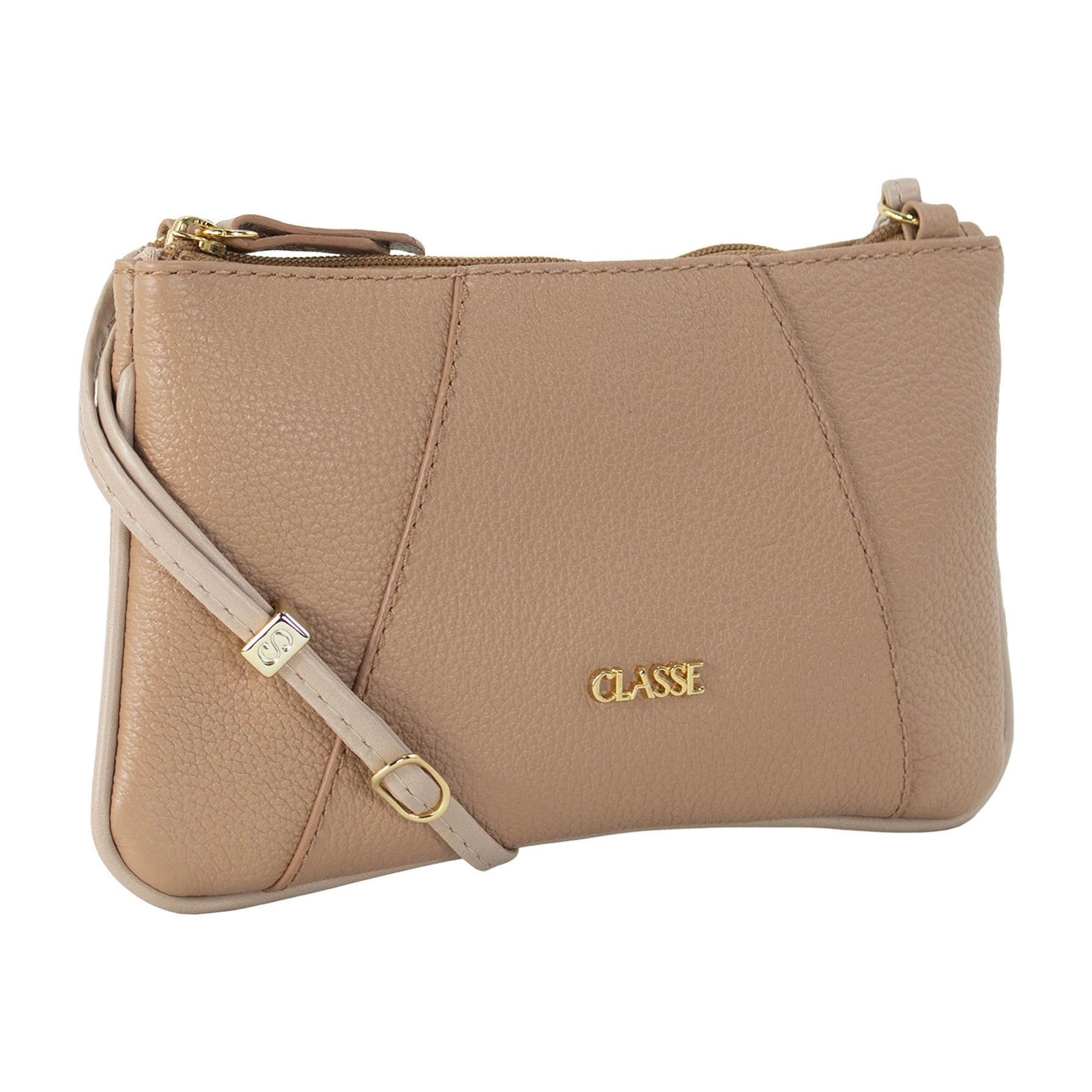 Bolsa Crossbody de Couro Liso - Milli