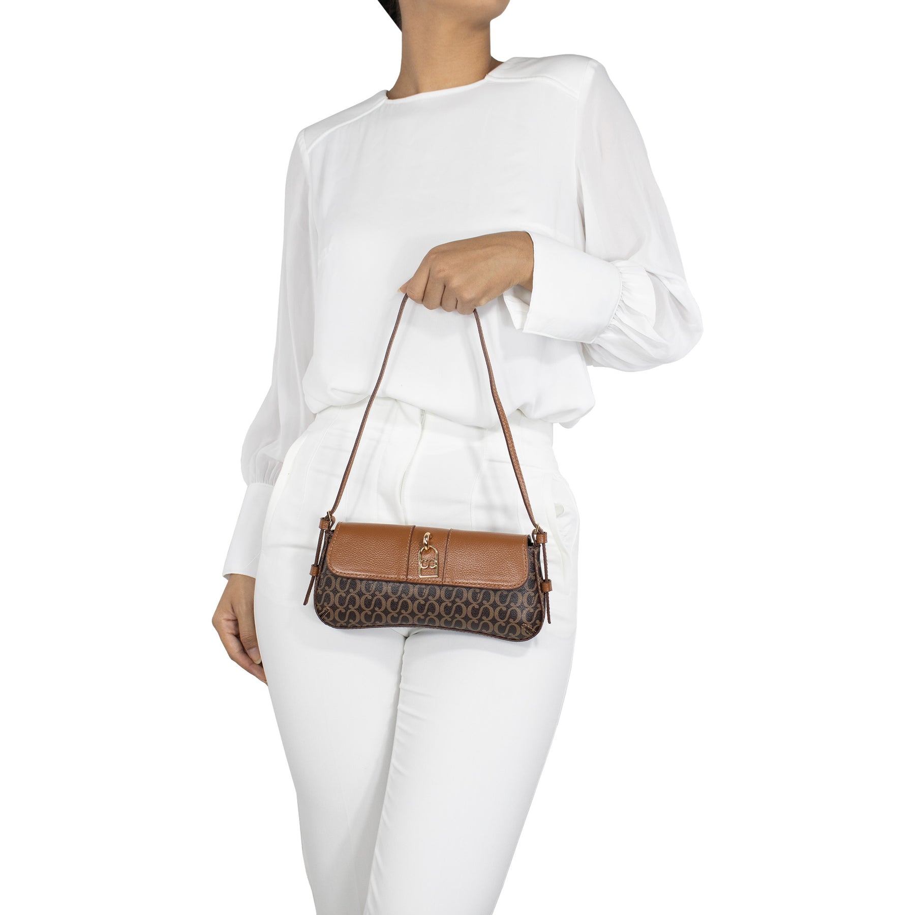 Bolsa Tiracolo Canvas Lisa - Allana