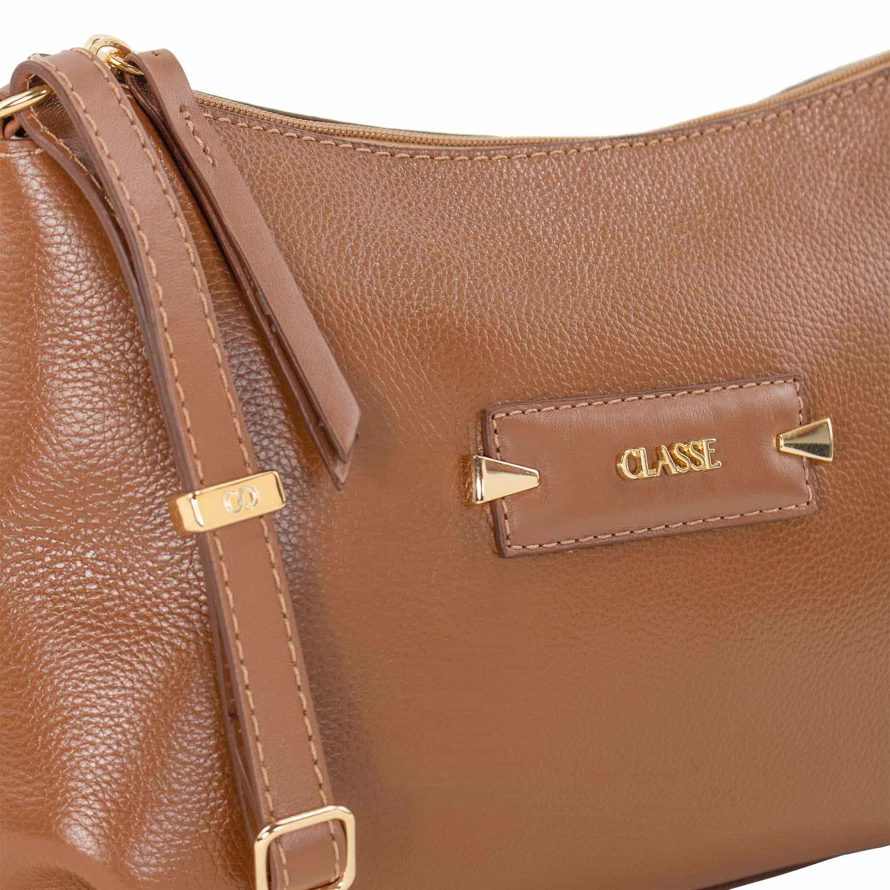 Bolsa de Couro Crossbody Babi