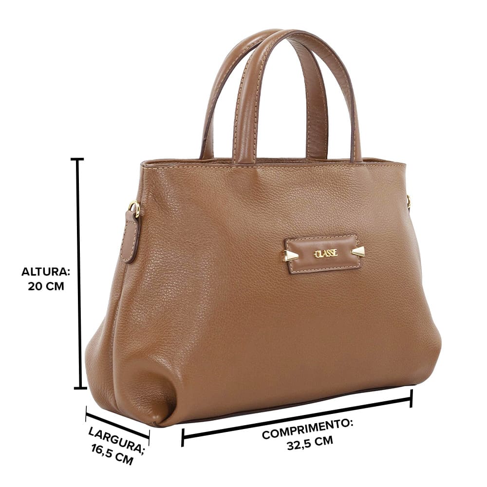 Bolsa de Couro Tote Babi