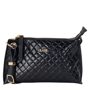 Bolsa Crossbody de Couro Tramado - Iris