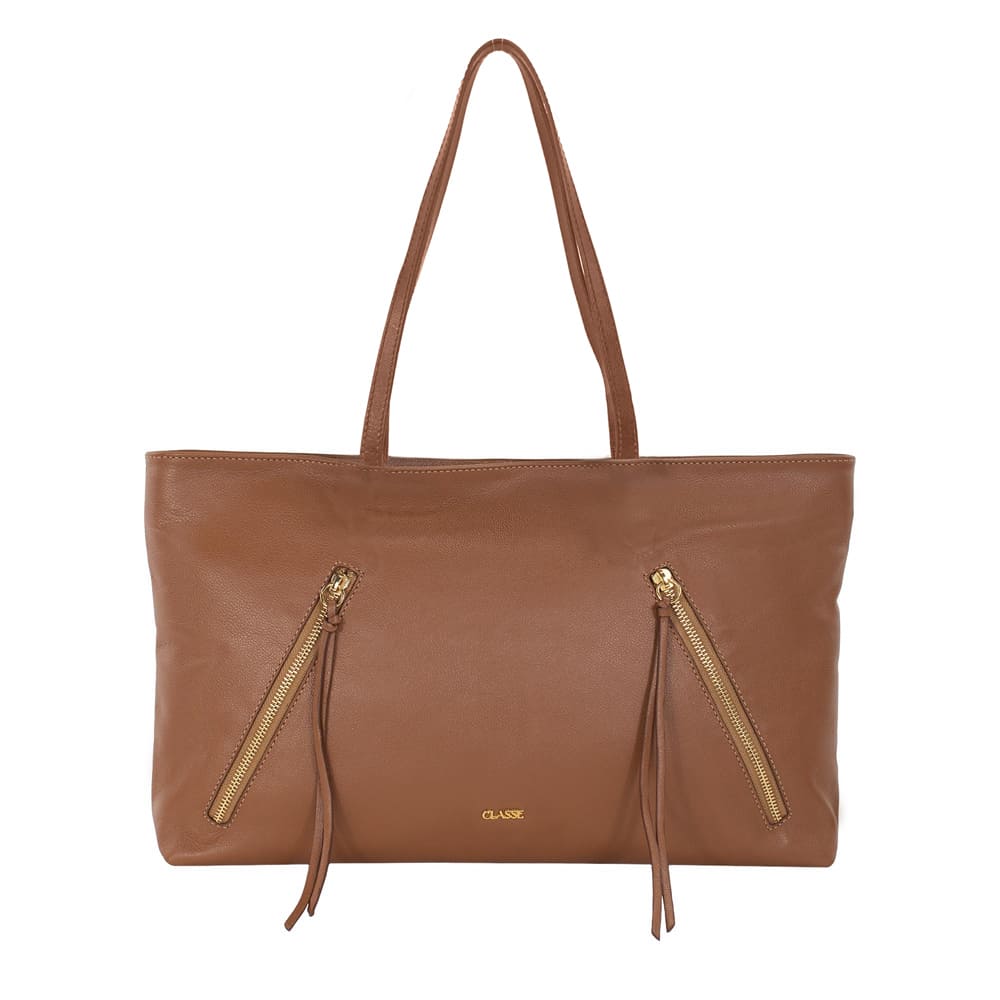 Bolsa Shopping Bag de Couro Leia