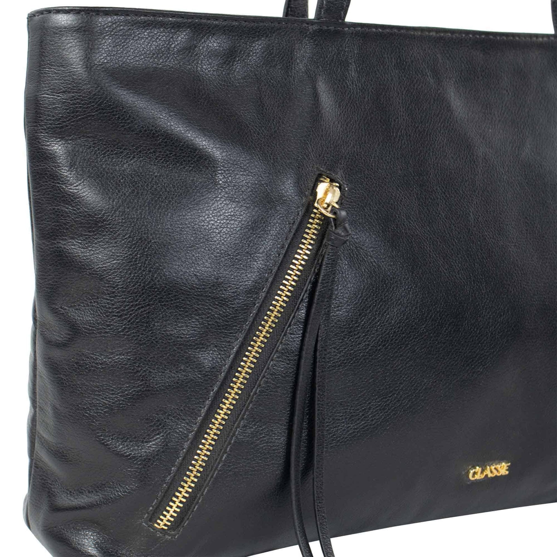 Bolsa Shopping Bag de Couro Leia