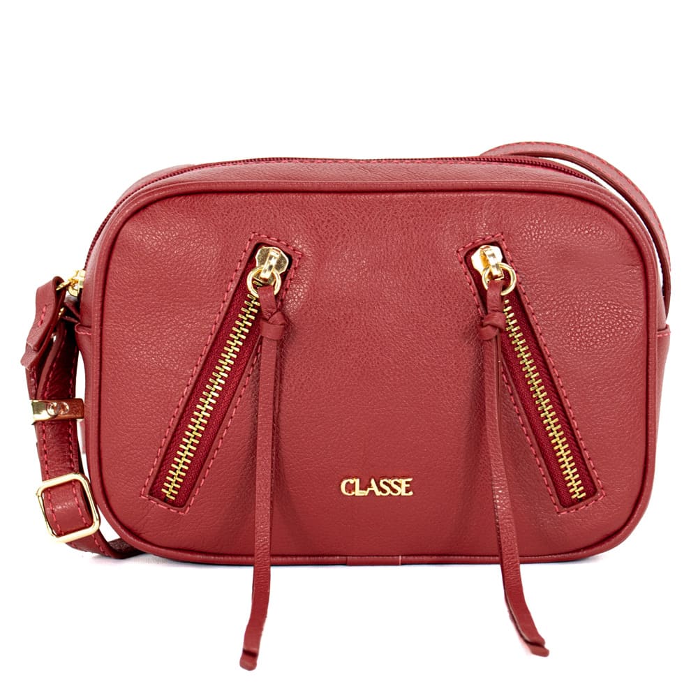 Bolsa Camera Bag de Couro Leia