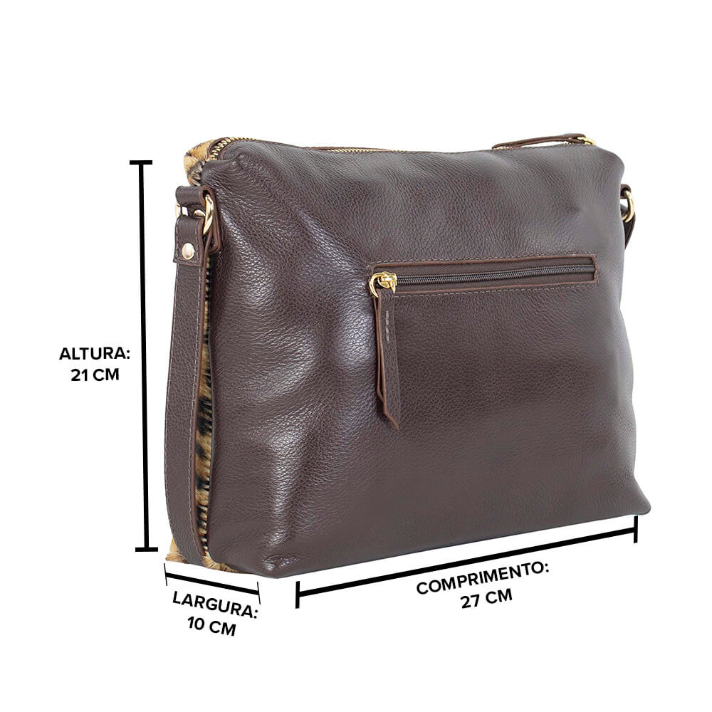 Bolsa Tiracolo de Couro Tate