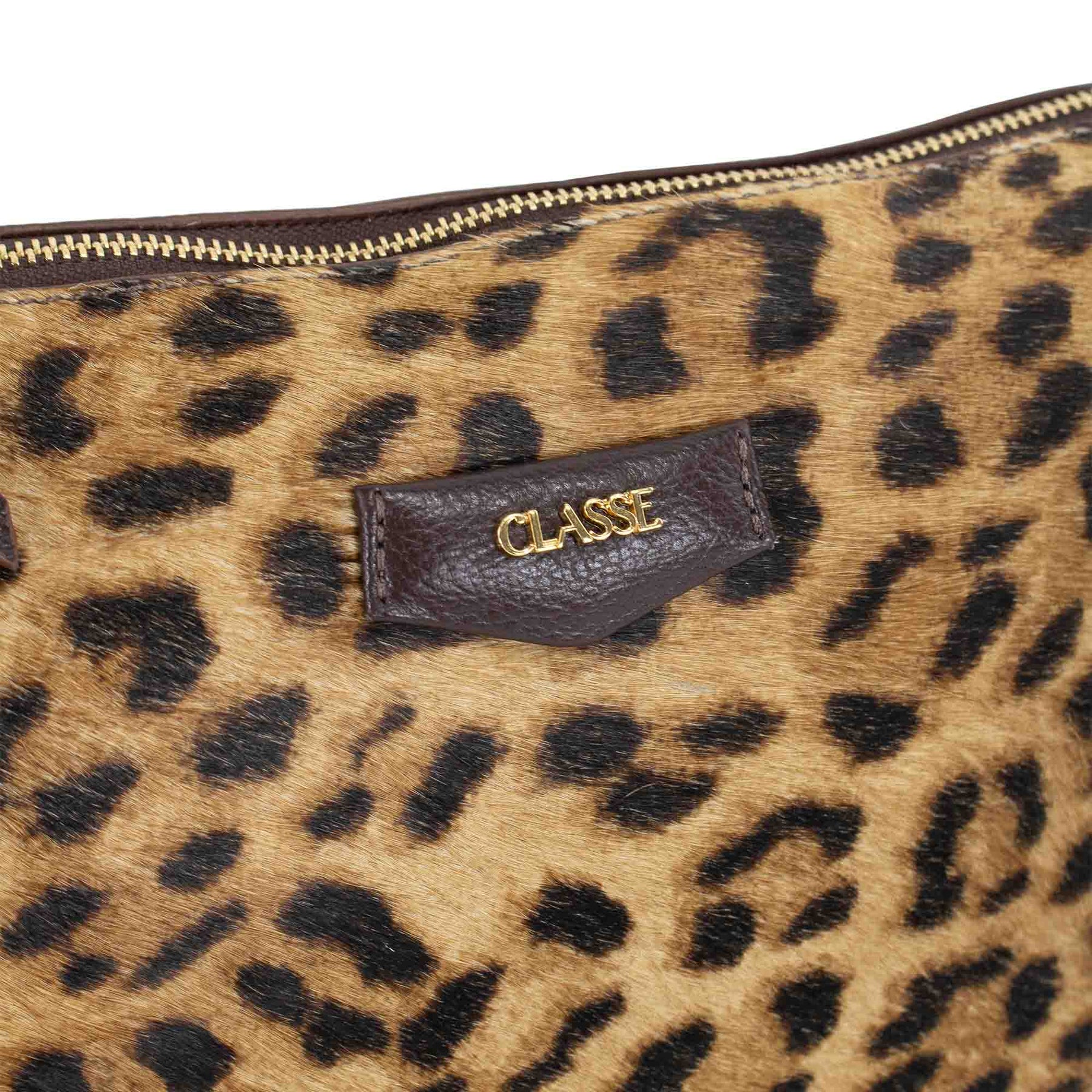 Bolsa Tiracolo de Couro Estampa Animal - Tate