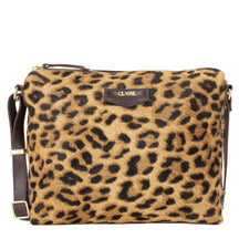 Bolsa Tiracolo de Couro Estampa Animal - Tate