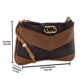 Bolsa Crossbody de Couro Valen