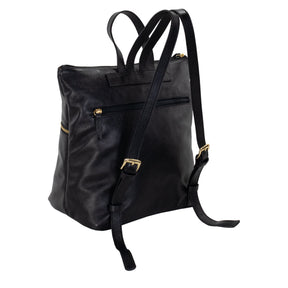 Mochila de Couro Leia