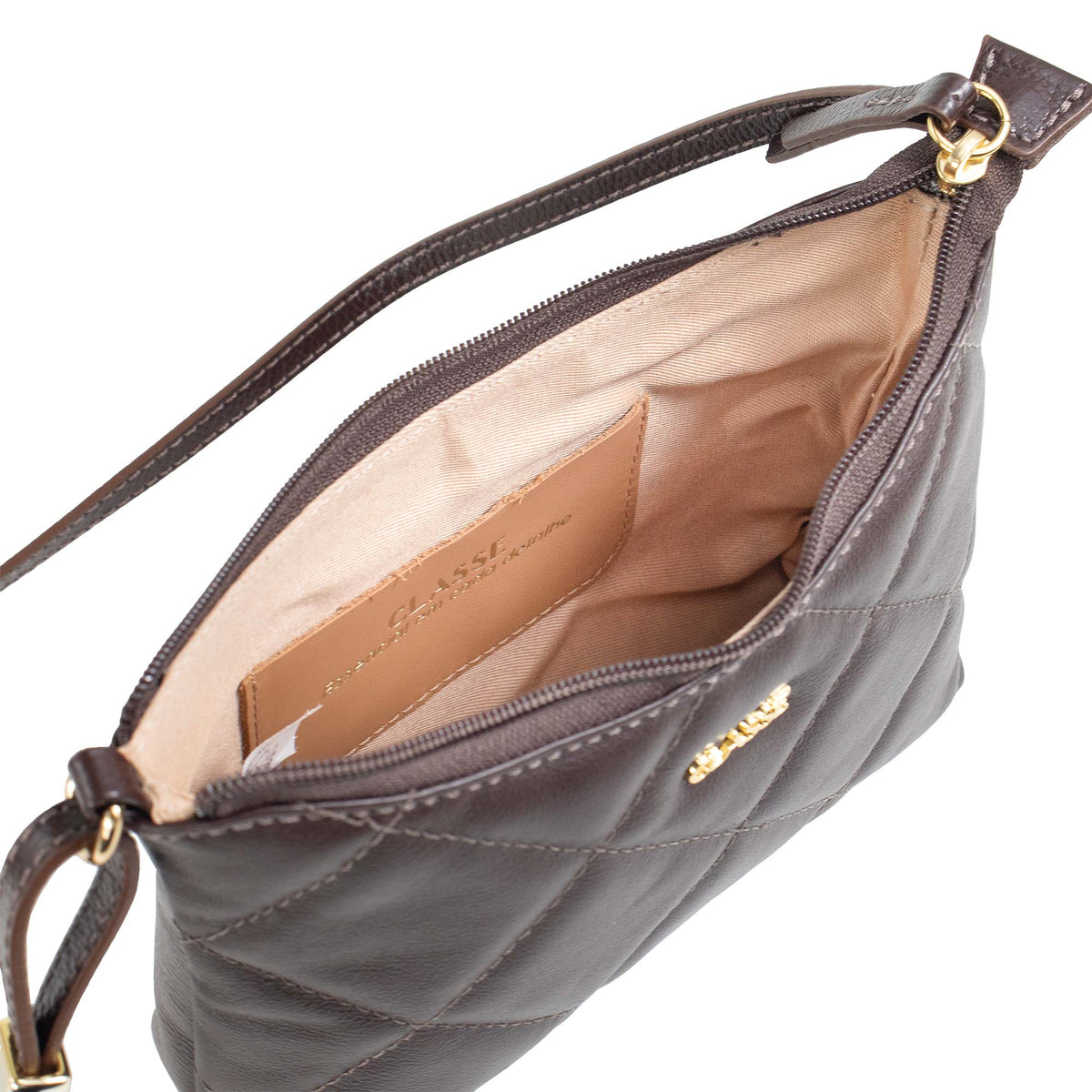 Bolsa Crossbody de Couro Matelassê - Gabi