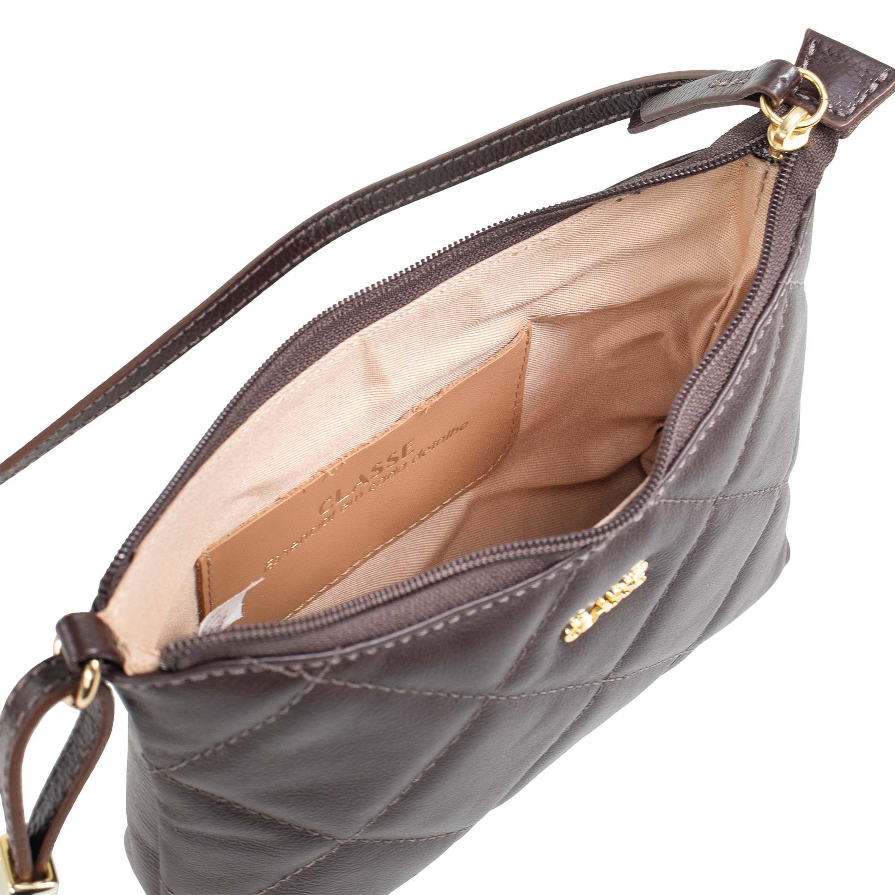 Bolsa Crossbody de Couro Matelassê - Gabi