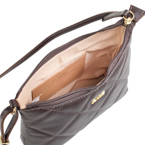 Bolsa Crossbody de Couro Matelassê - Gabi