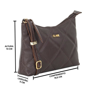 Bolsa Crossbody de Couro Matelassê - Gabi