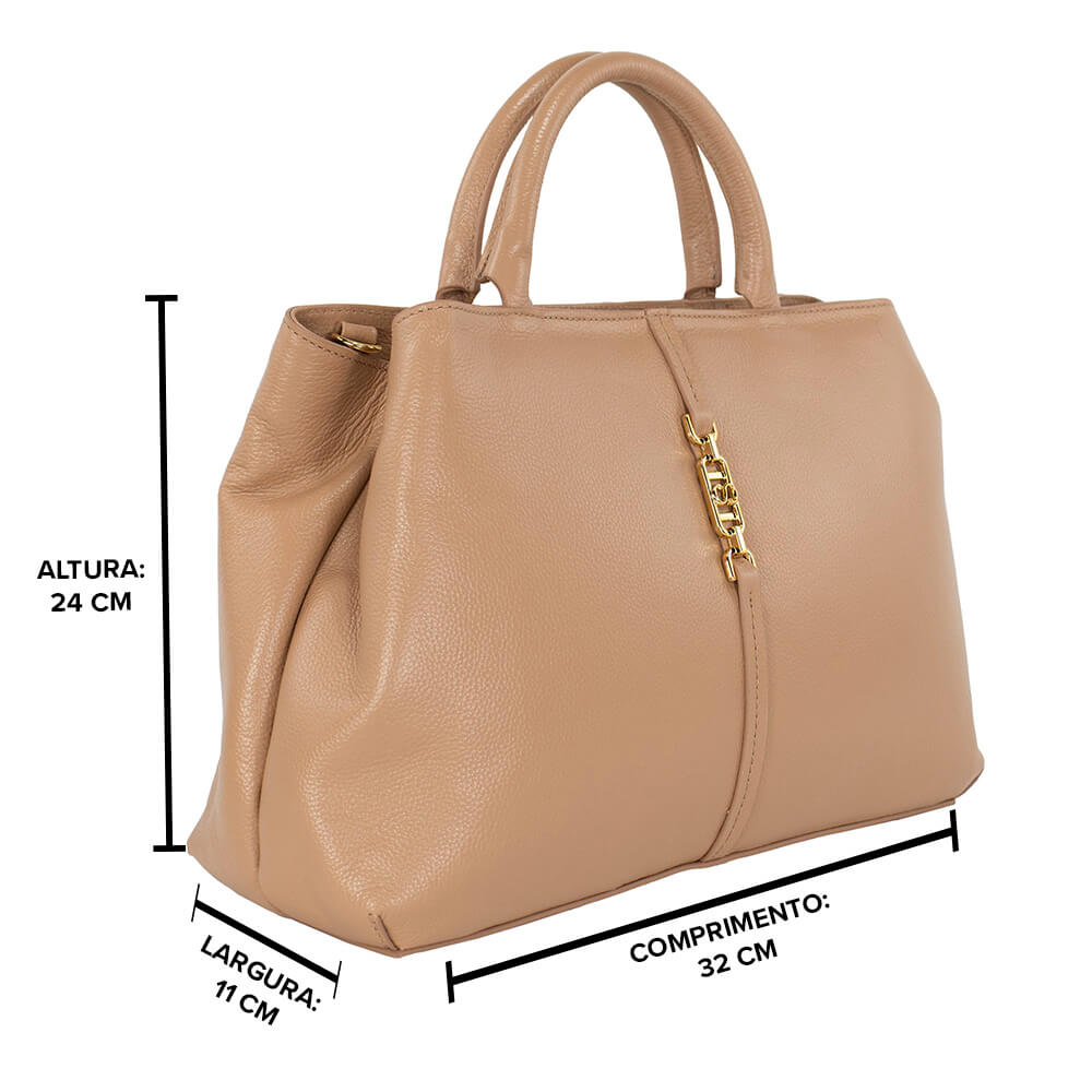 Bolsa Tote Bag de Couro Jully