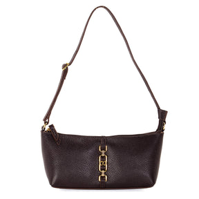 Bolsa de Ombro de Couro Jully