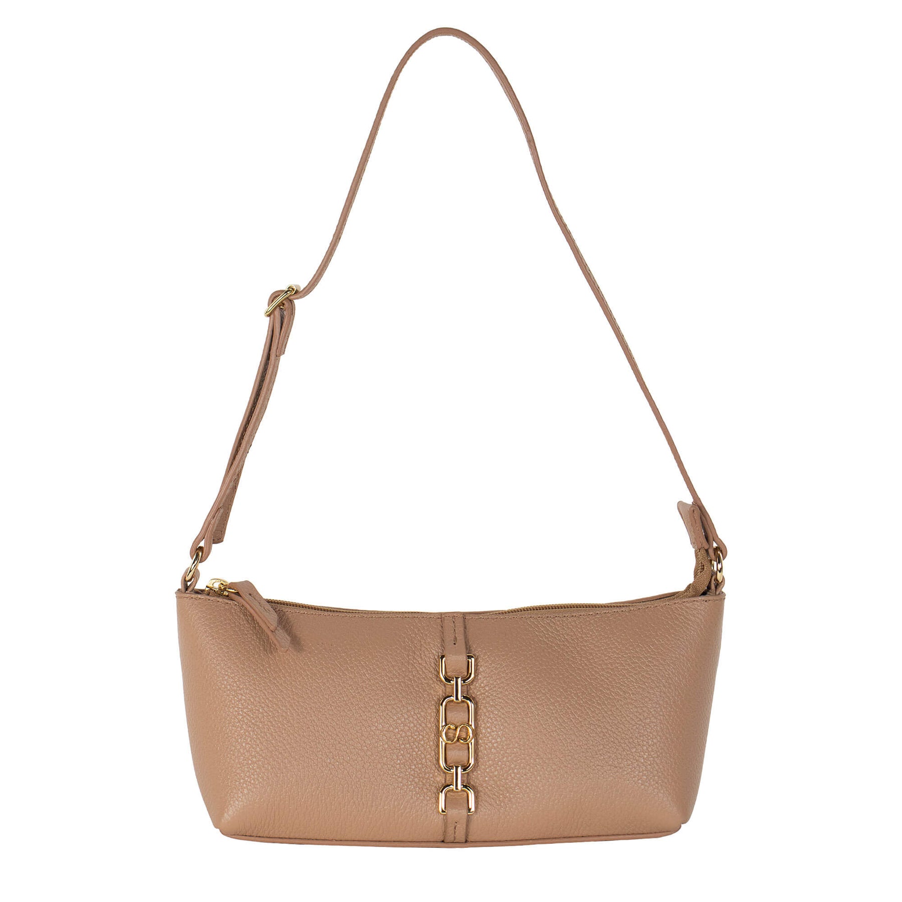 Bolsa de Ombro de Couro Jully