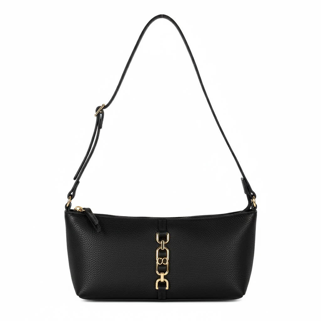 Bolsa de Ombro de Couro Jully