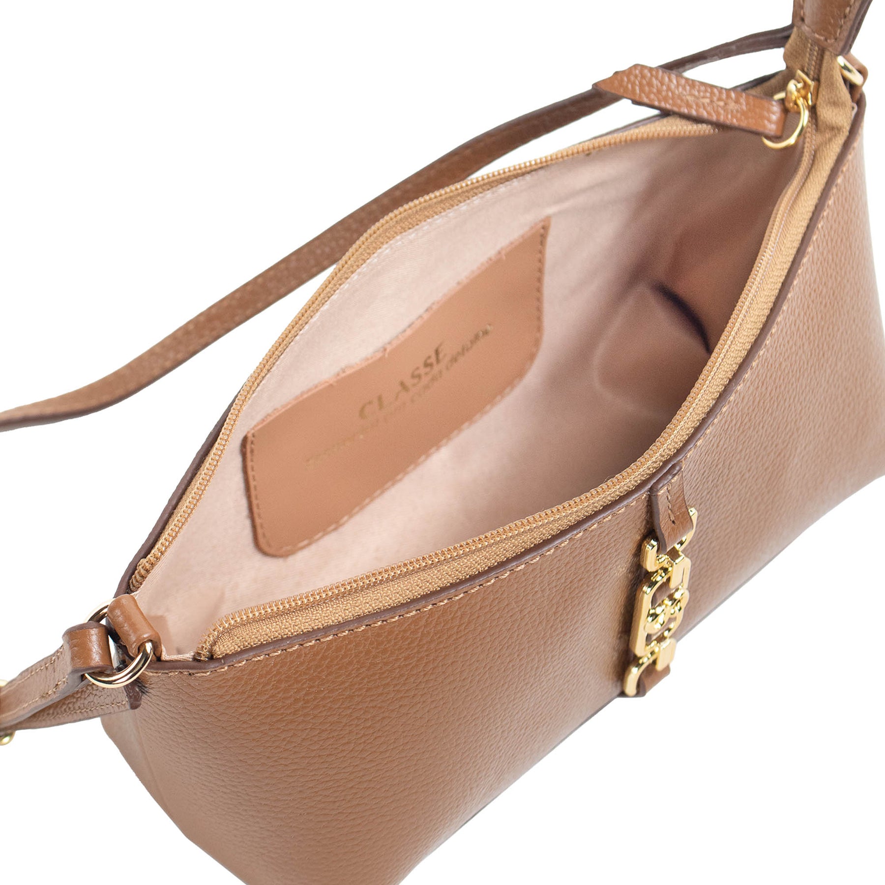 Bolsa de Ombro de Couro Jully