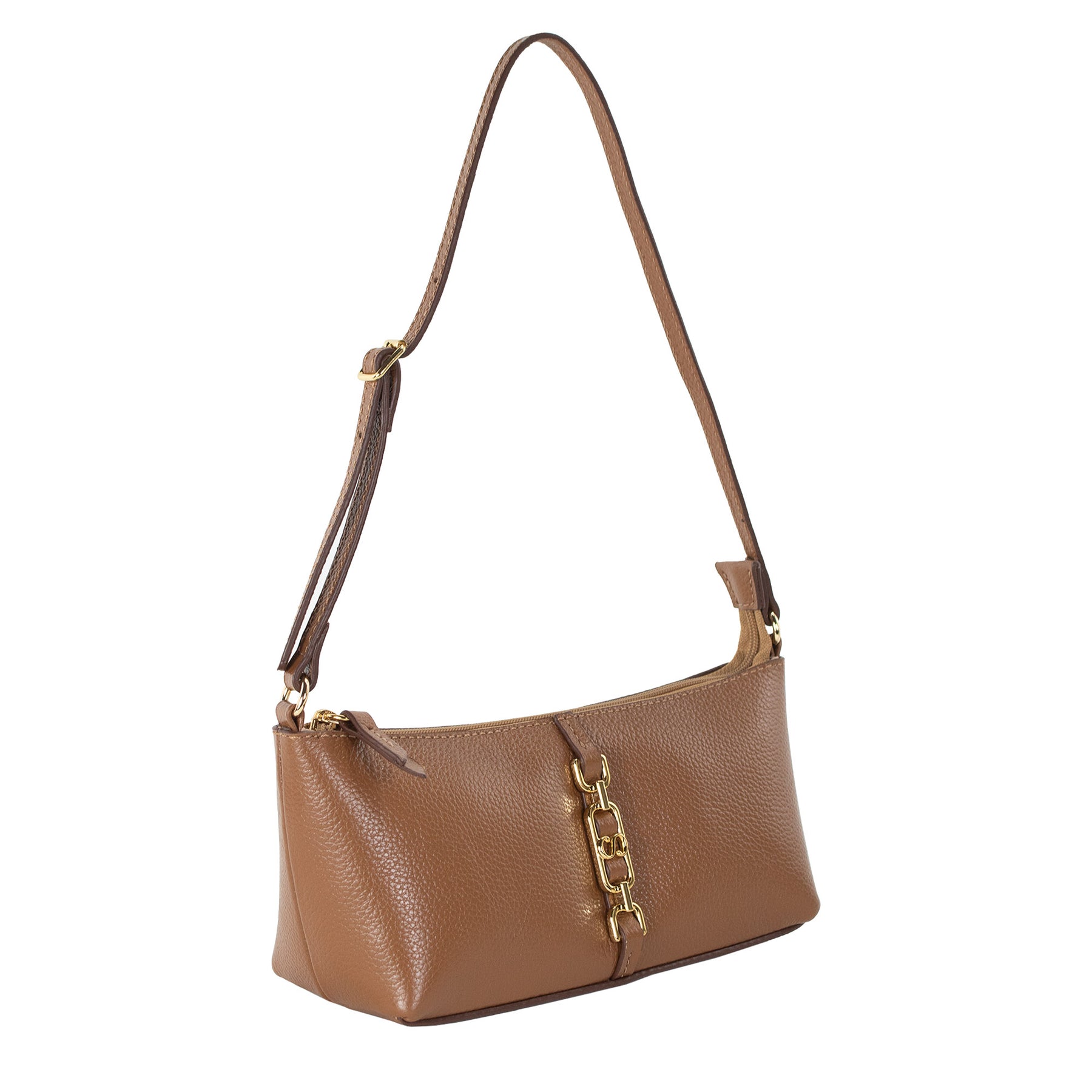 Bolsa de Ombro de Couro Jully