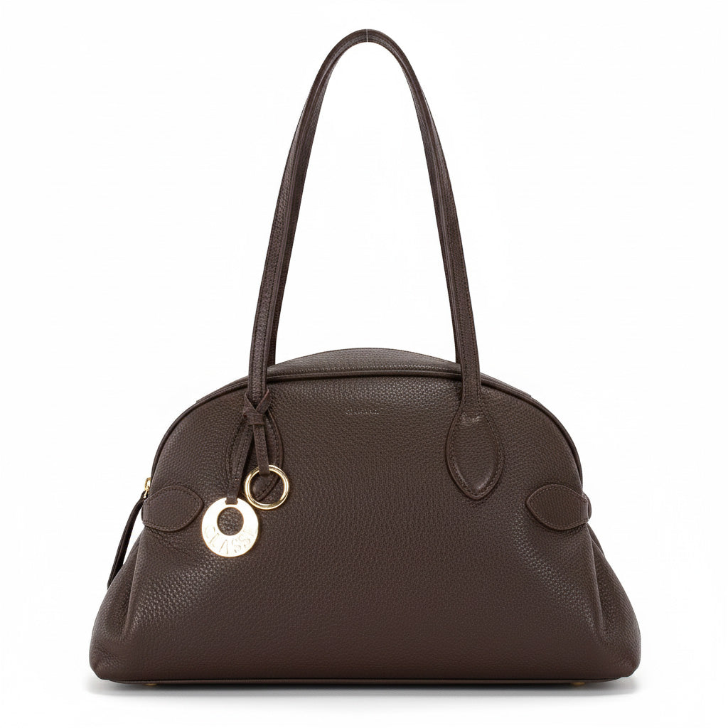 Bolsa de Ombro de Couro - Havana