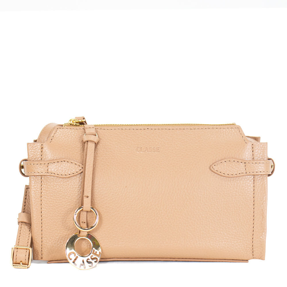 Bolsa Crossbody de couro Havana